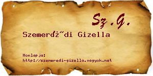 Szemerédi Gizella névjegykártya